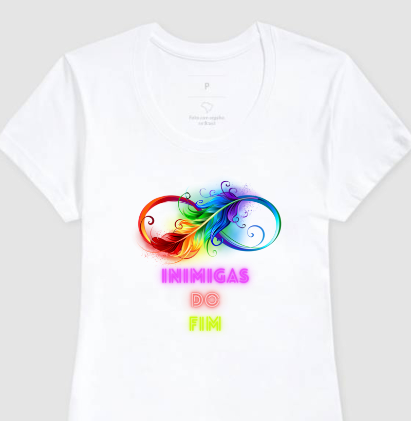 Camiseta inimigas do fim