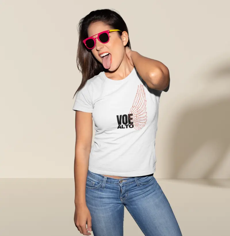 Camiseta feminina - Voe alto