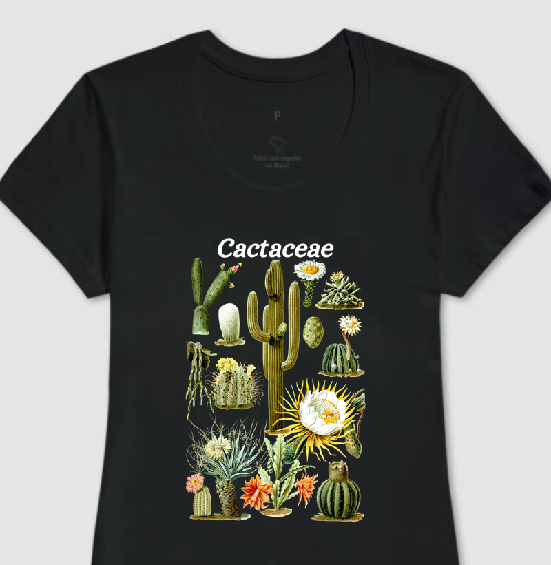 Camiseta Feminina Cactacea sps