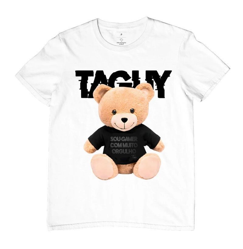 Camiseta Gamer Urso T-shirt