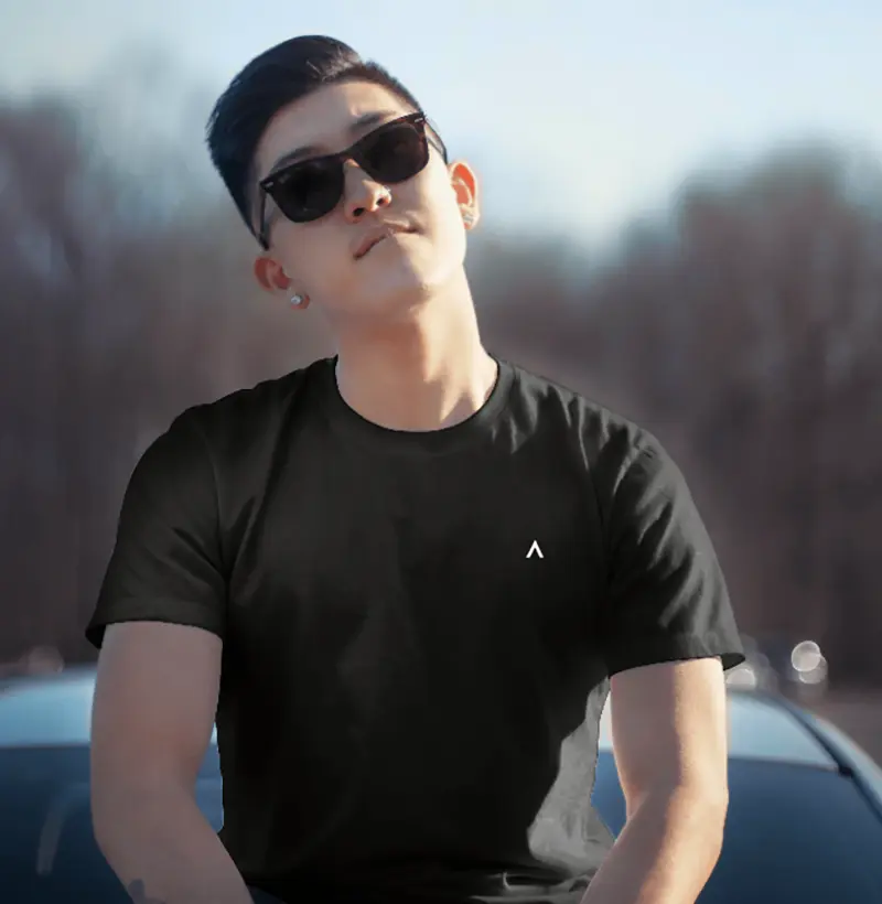 Camiseta Preta Premium Masculina - Linha A
