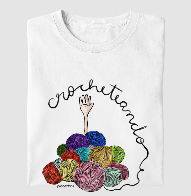 T shirt crocheteando