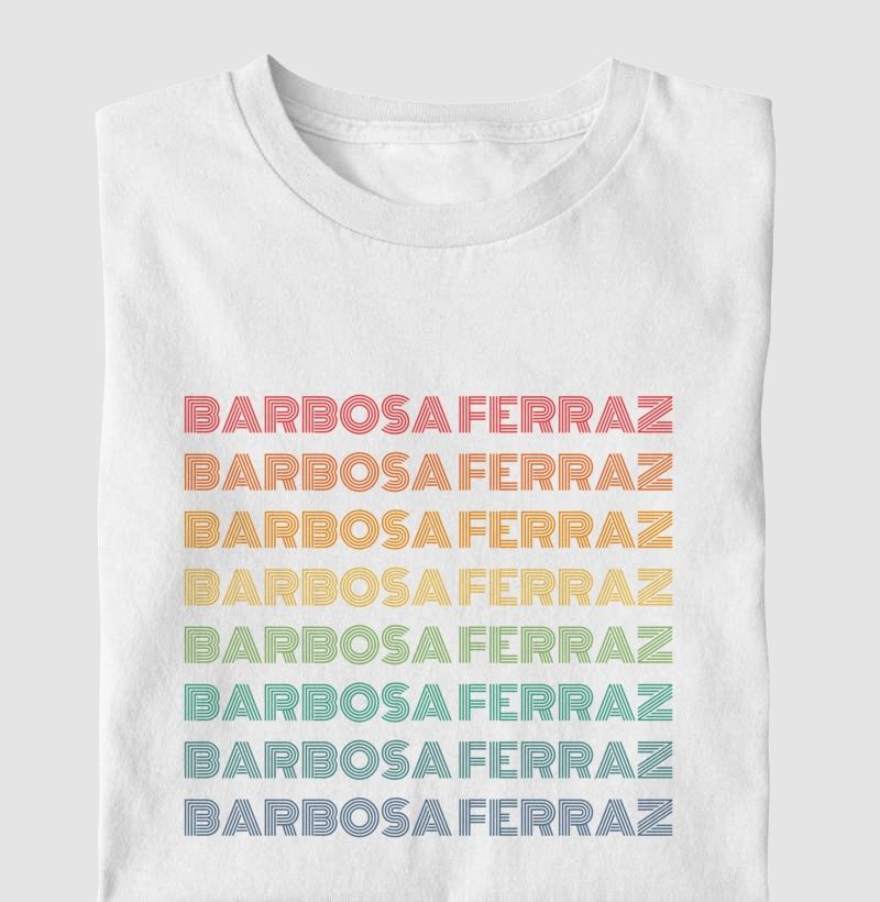 Barbosa Ferraz Letreiro Retrô