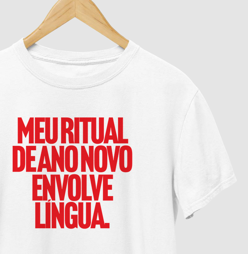 Meu Ritual de Ano Novo envolve língua