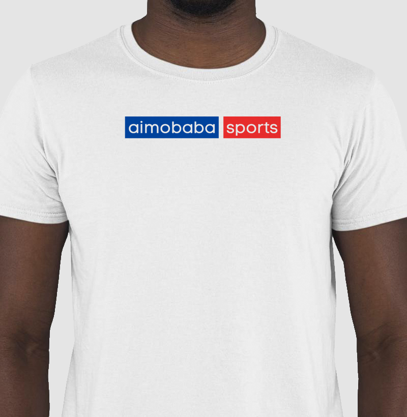 Camiseta Aimobaba Sports unissex branca