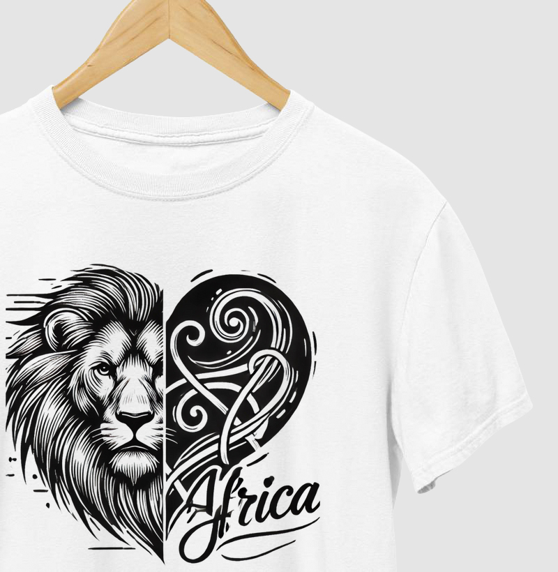 Camiseta Animalis Selva e Paixão 100% Algodão