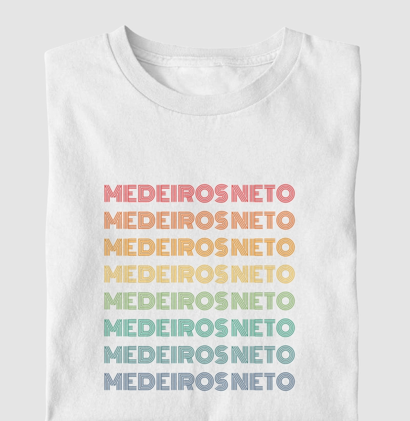 Medeiros Neto Letreiro Retrô