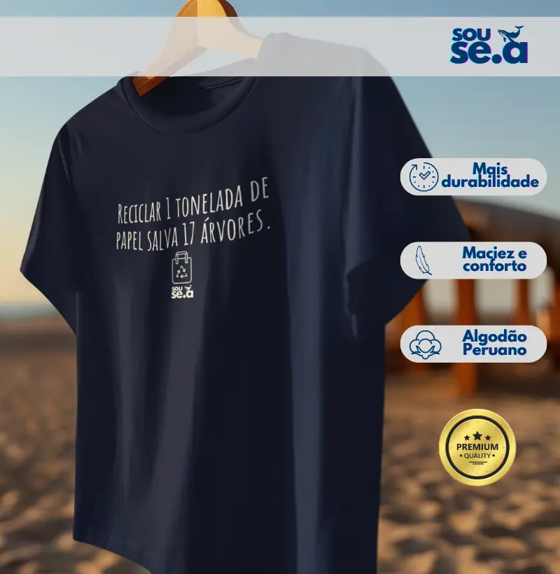 Reciclar 1 tonelada de papéis