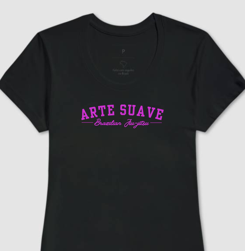 Camiseta feminina Arte Suave - Brazilian Jiu-jitsu