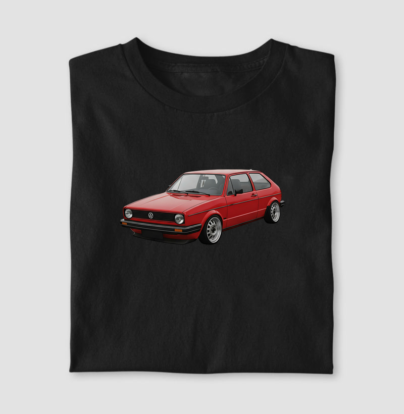 Camiseta "A Lenda Vive" - Golf GTI Vintage