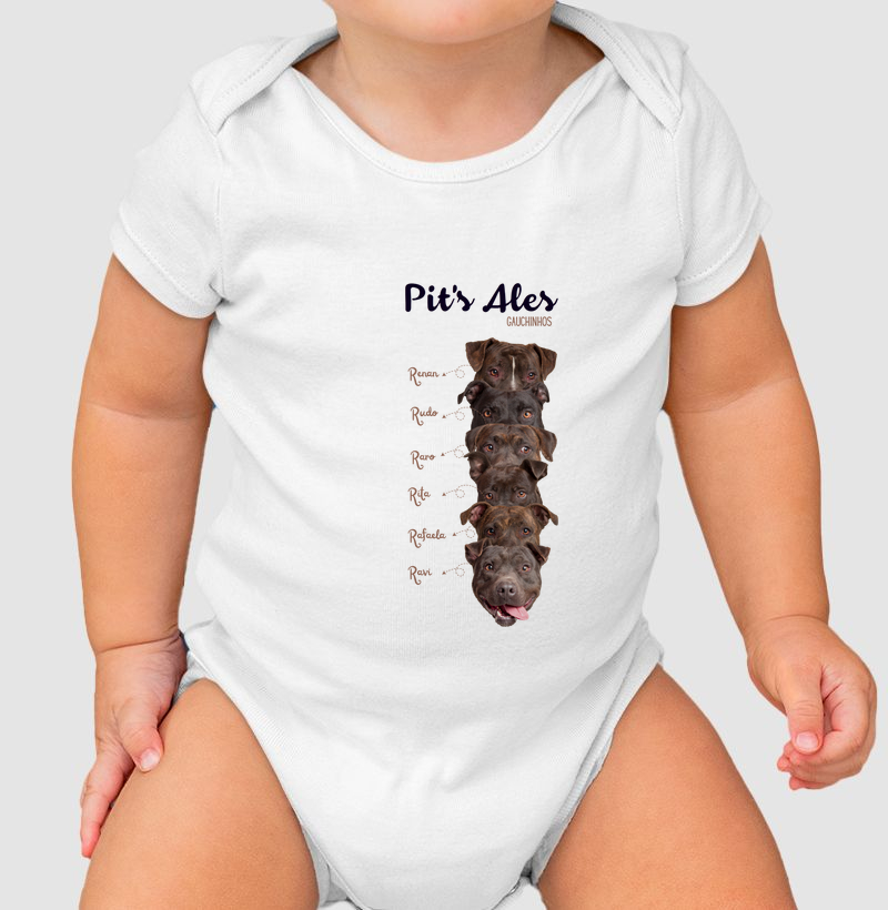 Body infantil Gauchinhos