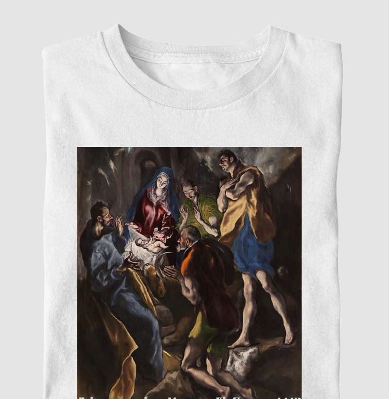 Camiseta Adoração dos Magos: El Greco, 1612