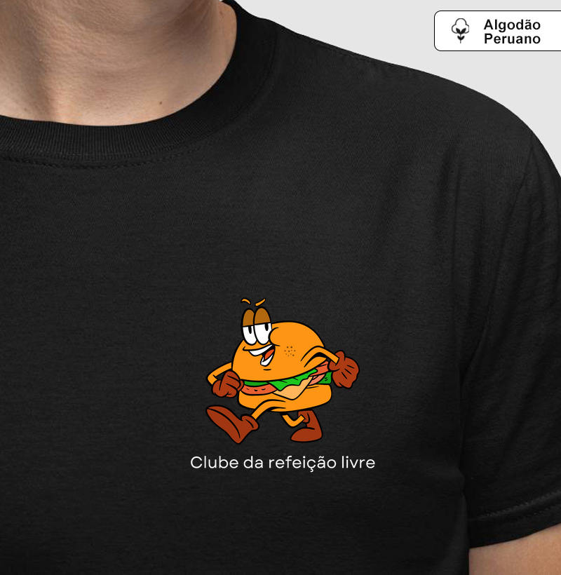 Camiseta Algodão Peruano | Clube da refeição livre
