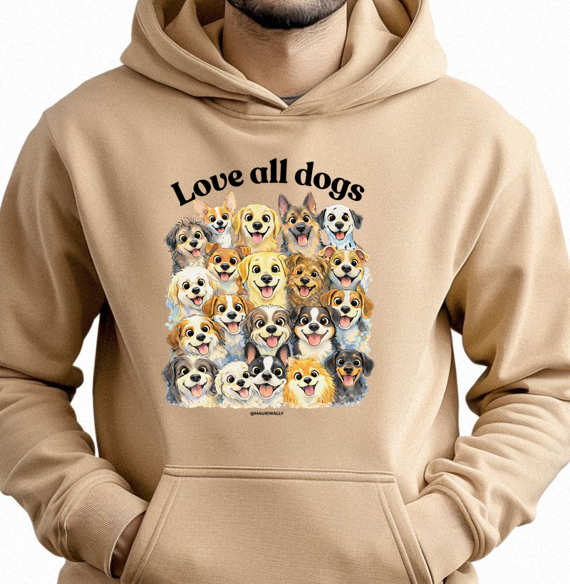 LOVE ALL DOGS (black)
