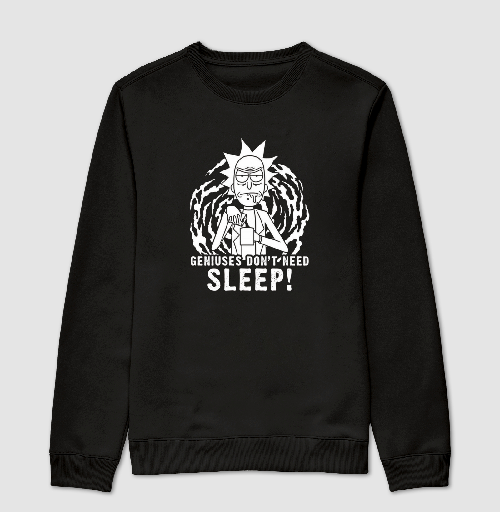 Rick And Morty Geniuses Don't Need Sleep!