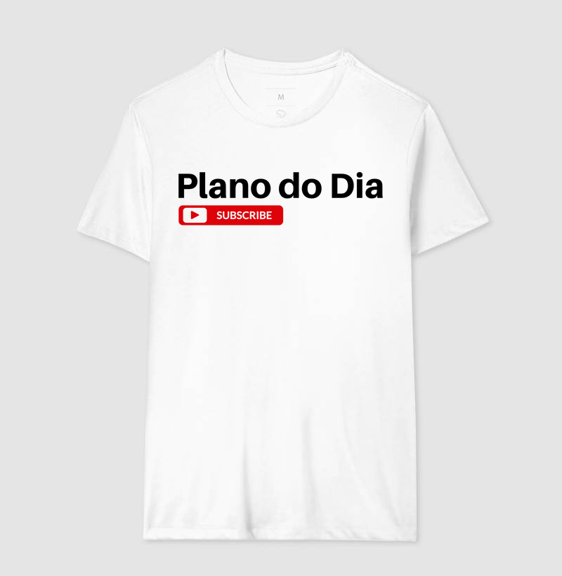 Camiseta Modelo Subscribe - Branca