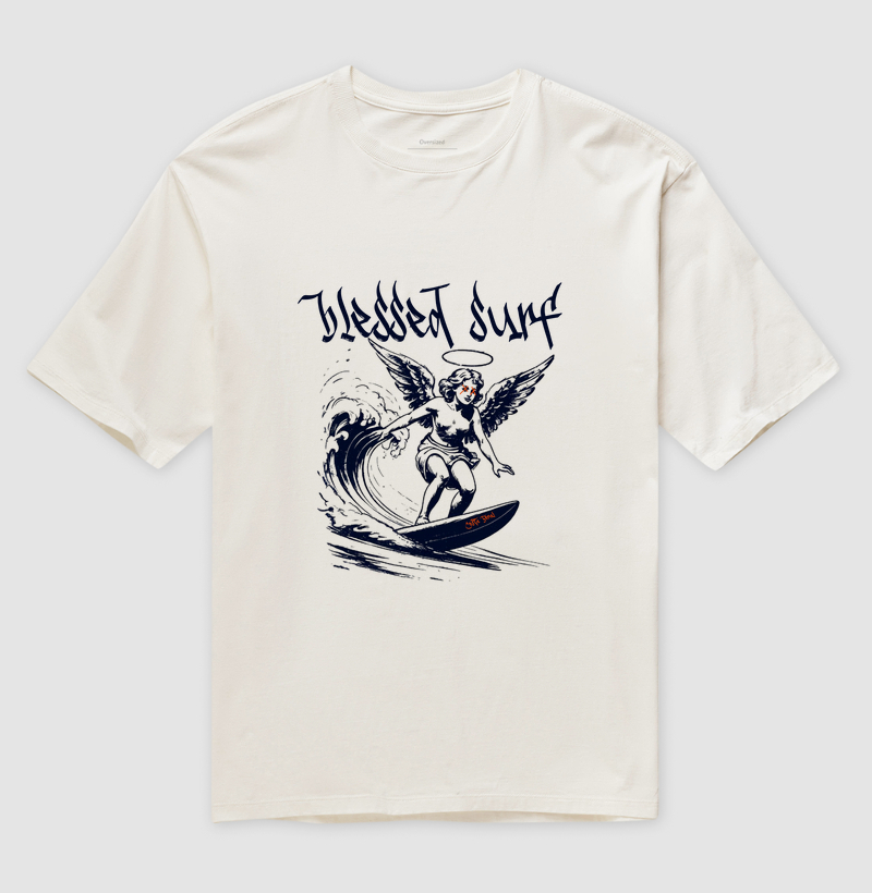 Camiseta Oversized - Blessed Surf