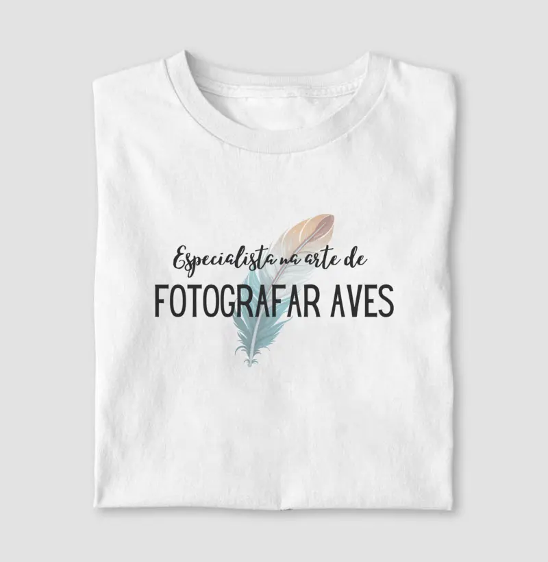 Especialista na arte de fotografar aves