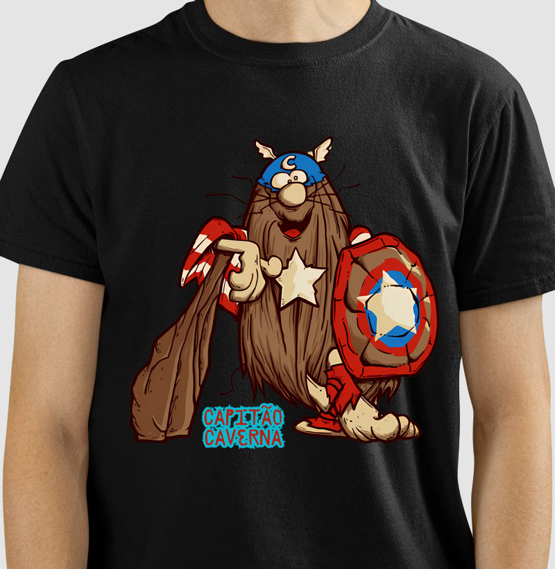 Camiseta Capitão Caverna