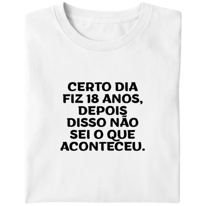 Certo dia fiz 18 anos