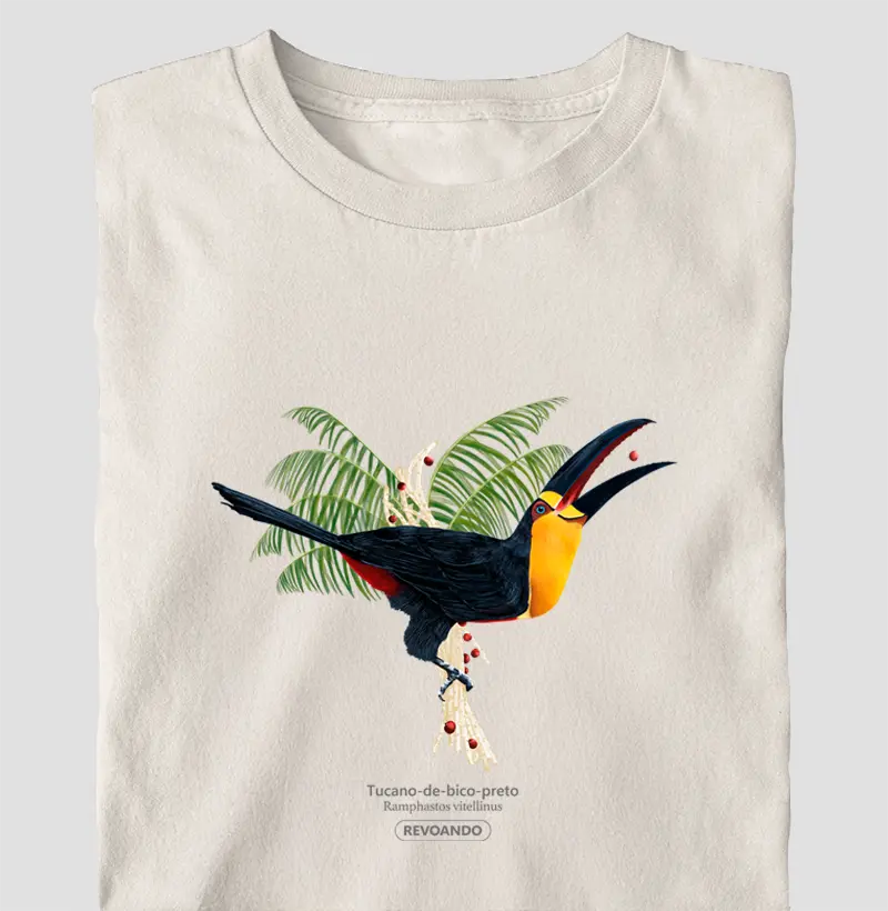 Aves do Brasil - Tucano-de-bico-preto - Oversized