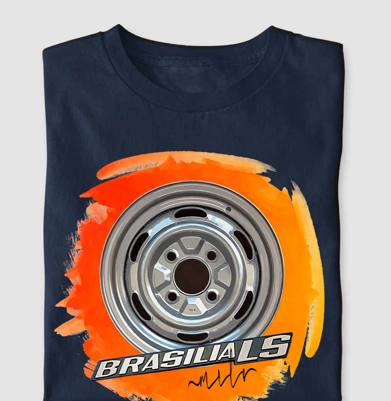 Roda VW Brasília - Fundo Vermelho