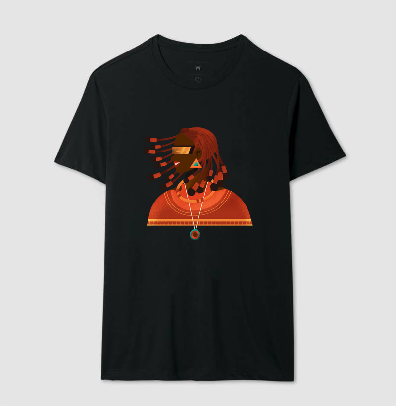 Camiseta Original Afrofuturista Tranças