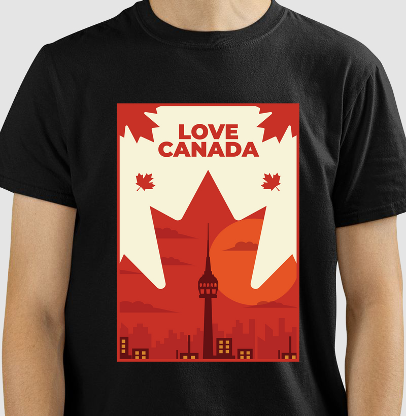 Camiseta Canada Paises Cultura Canadense Turismo