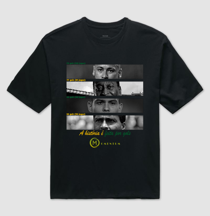Camiseta Artilheiros da Seleção | A História em Gols