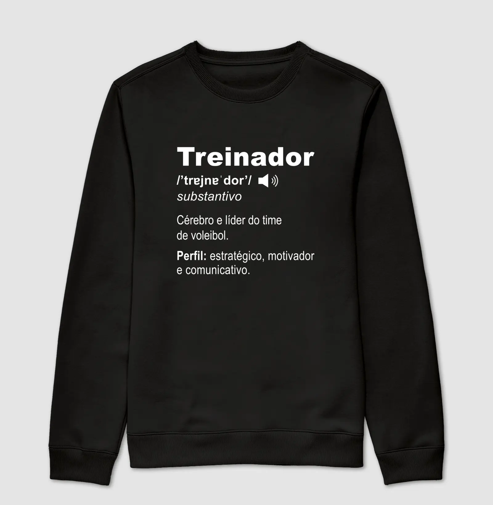 Moletom Suéter Treinador