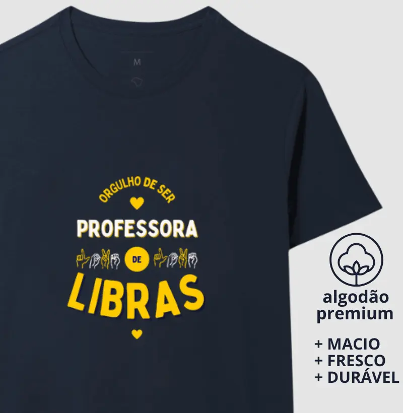 Orgulho de ser professora de libras