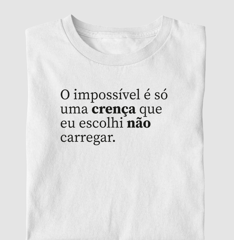 Crença não!