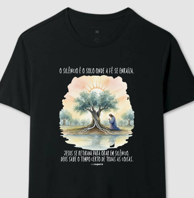 "O silêncio é onde a fé se enraíza"