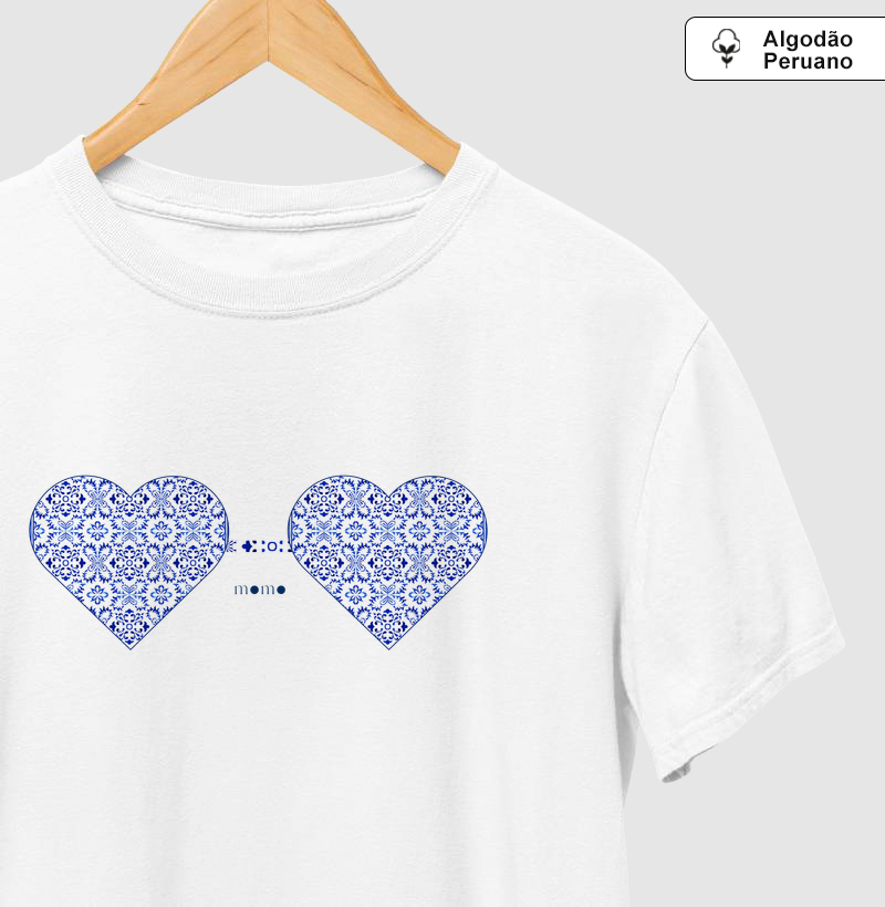 Heart Art Algodão Peruano