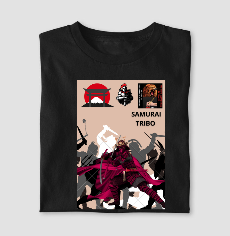 CAMISETA PERSONALIZA SAMURAI TRIBO ARTE 