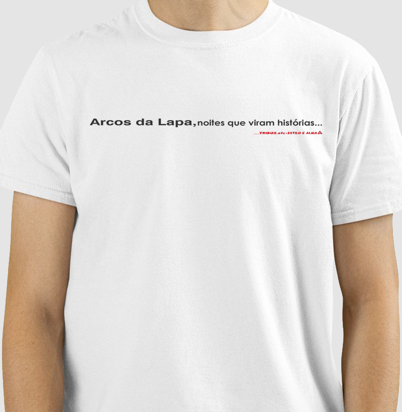 CAMISETA RESERVA.INK MASCULINA E FEMININA TRIBOS.etc MINIMALISTA, ARCOS DA LAPA, NOITES QUE VIRAM HISTORIAS