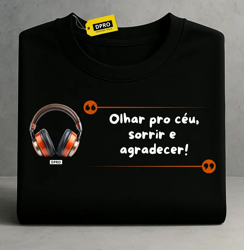 Olhar pro céu, sorrir e agradecer!