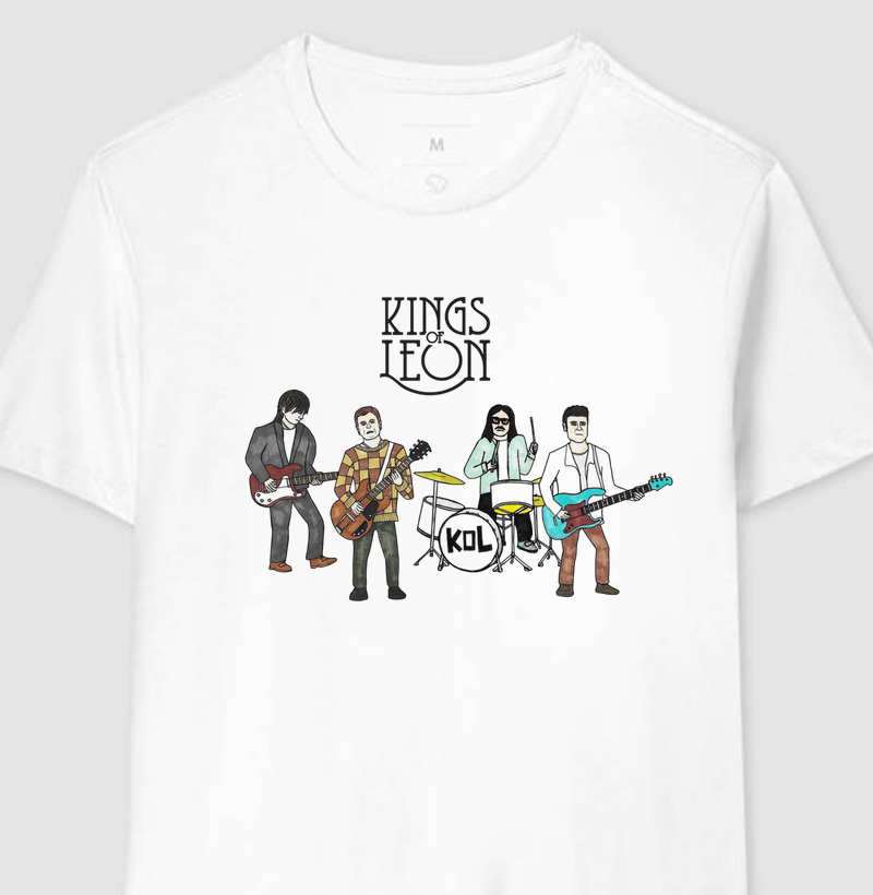 Camiseta Kings Of Leon - Arte Banda