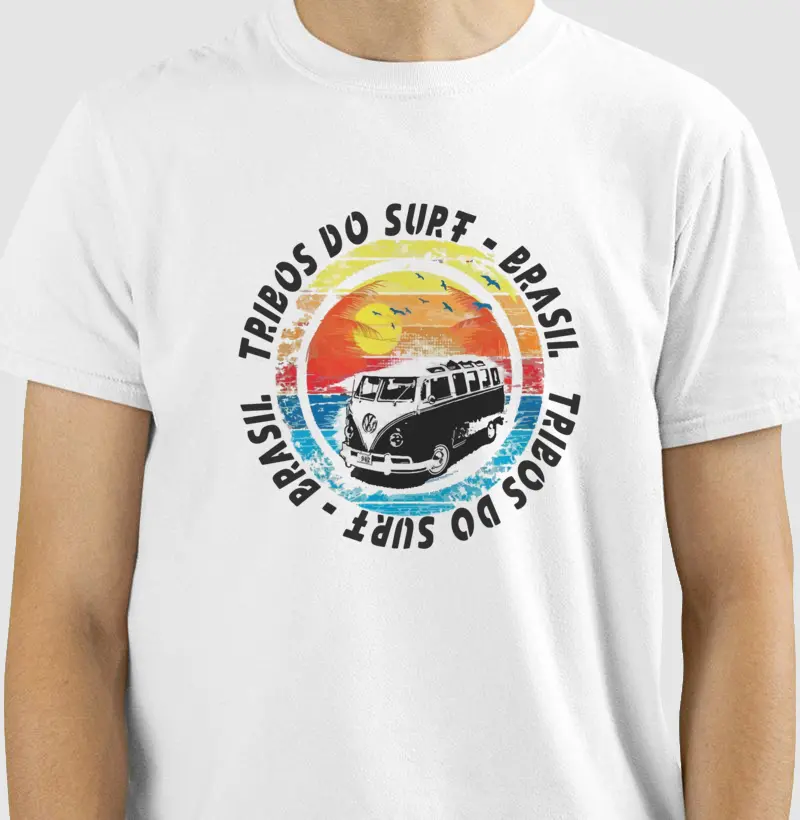 CAMISETA RESERVA.INK MASCULINA E FEMININA TRIBOS.etc ADVENTURE SURF KOMBI DO SURF