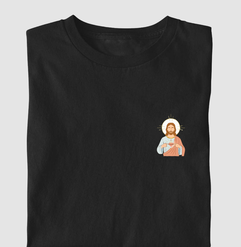 Sagrado Coração de Jesus - Minimalista Bolso