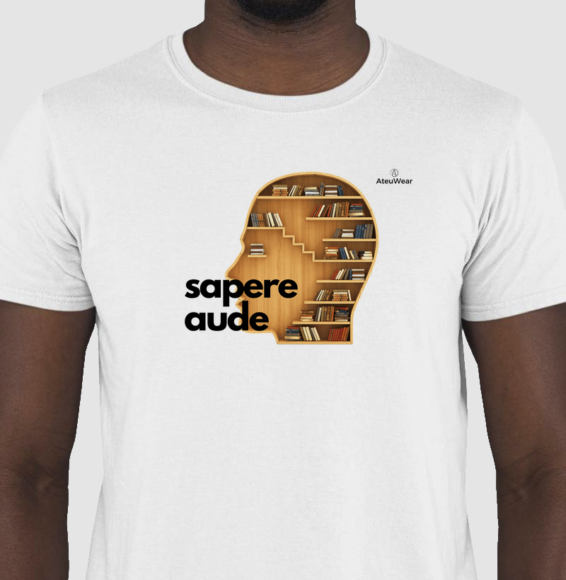 Camiseta Sapere Aude Branca