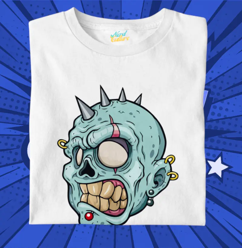 Camiseta Punk Undead - punk não morreu