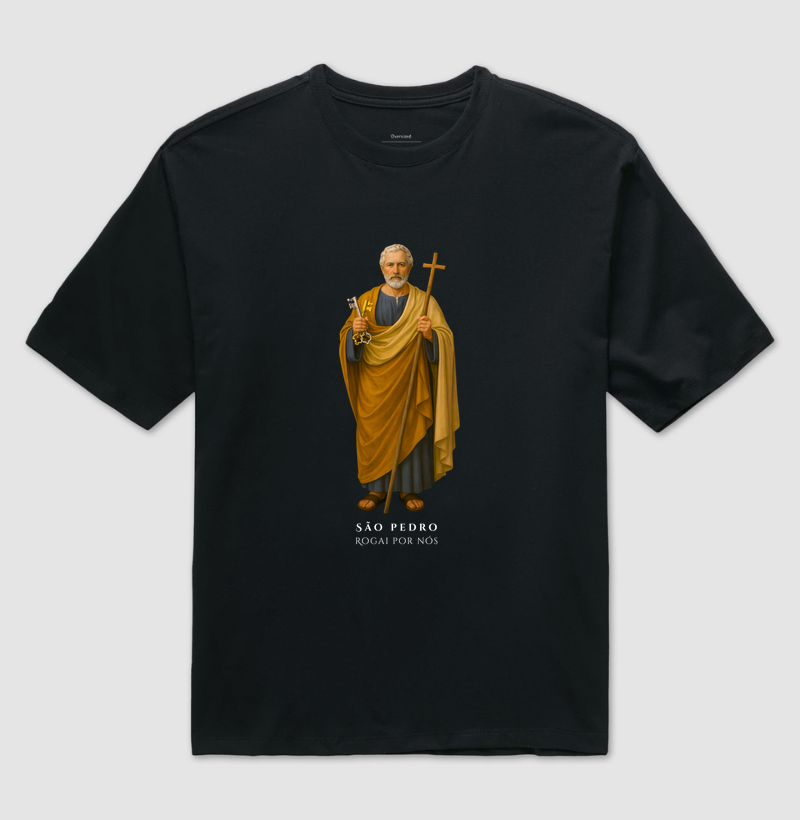 Camiseta Católica - São Pedro, Rogai por nós