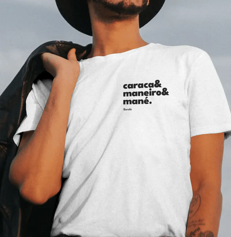 Caraca & Maneiro & Mané - Cor: Branca