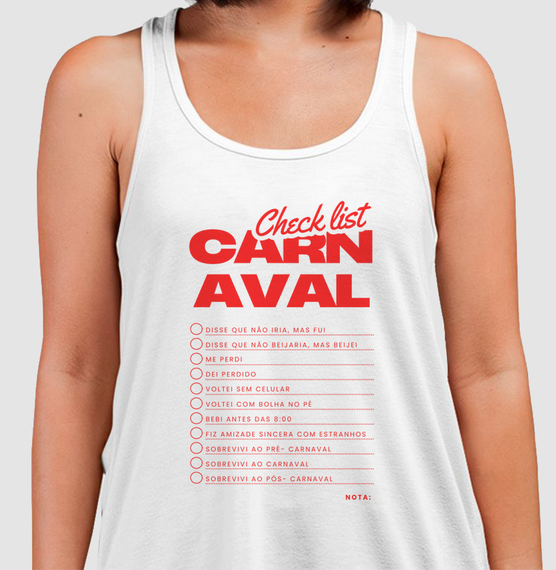 Check List Carnaval