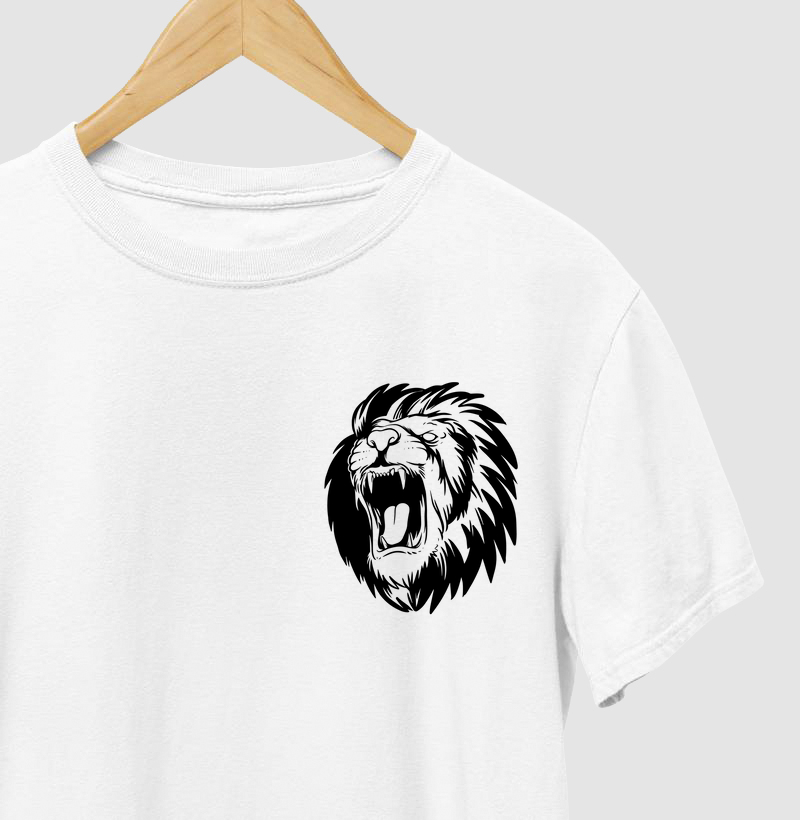 Camiseta Animalis Rei da Selva 100% Algodão