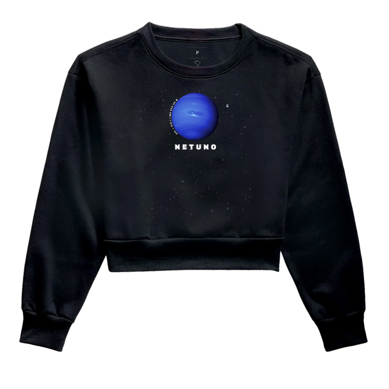 Netuno, o Senhor dos Oceanos Celestiais. Camiseta Supernova Estampada 