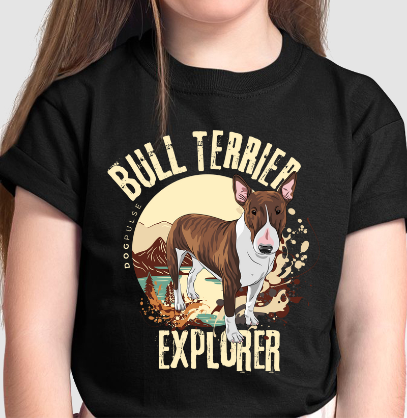 Camiseta Infantil Dog Pulse Bull Terrier Explorer – Bold Spirit