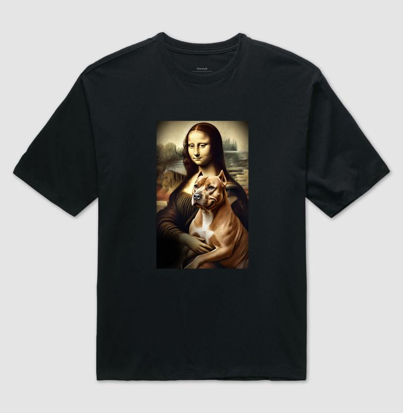 MONALISA COM PIT BULL