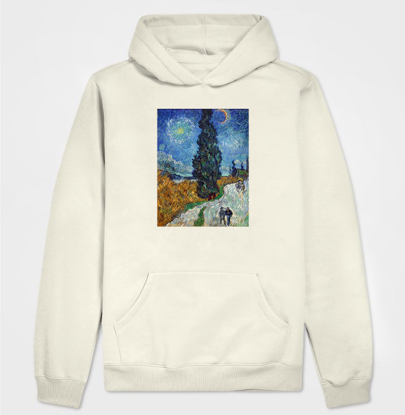 Road with Cypress and Star